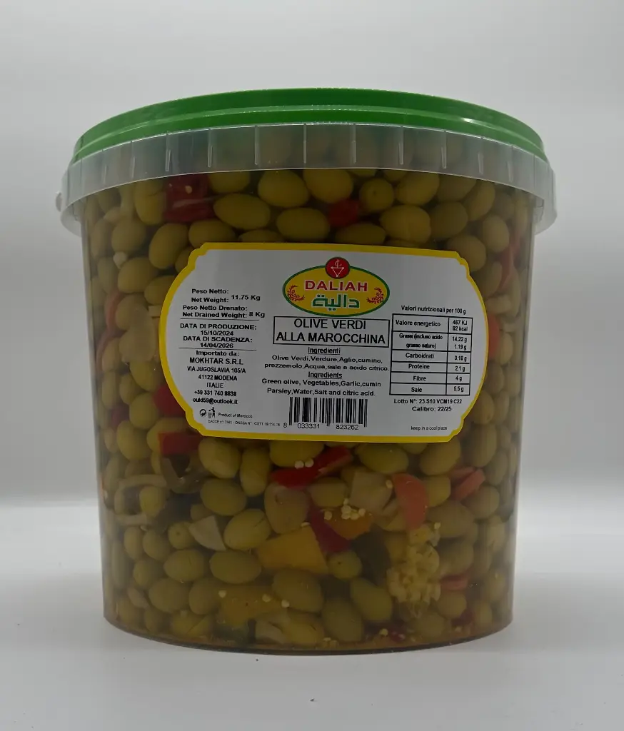 OLIVE MAROCCHINA 8 KG 22/25 DALIAH